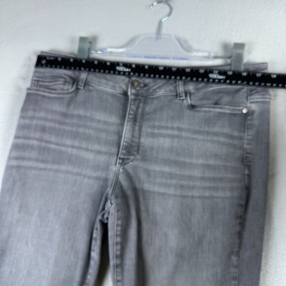 J.Jill Jeans Size 14P Boyfriend Straight Leg Ankle Denim Womens Mid Rise Gray - Picture 9 of 13